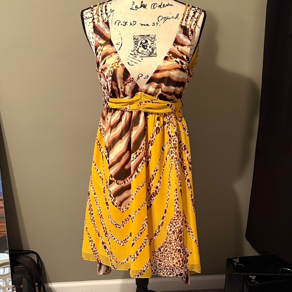 Arden B leopard Dress